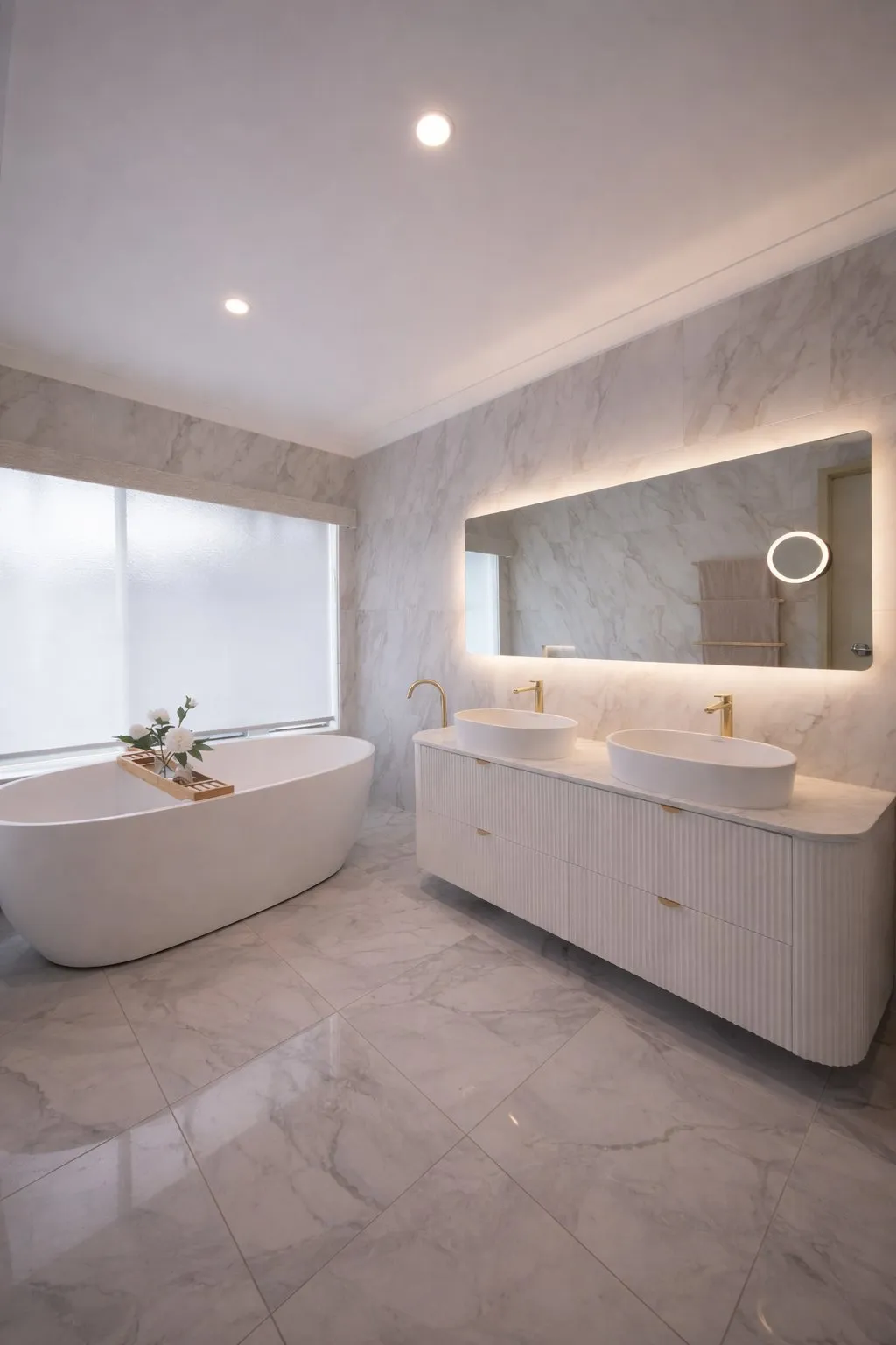 Completed renovation, finished room