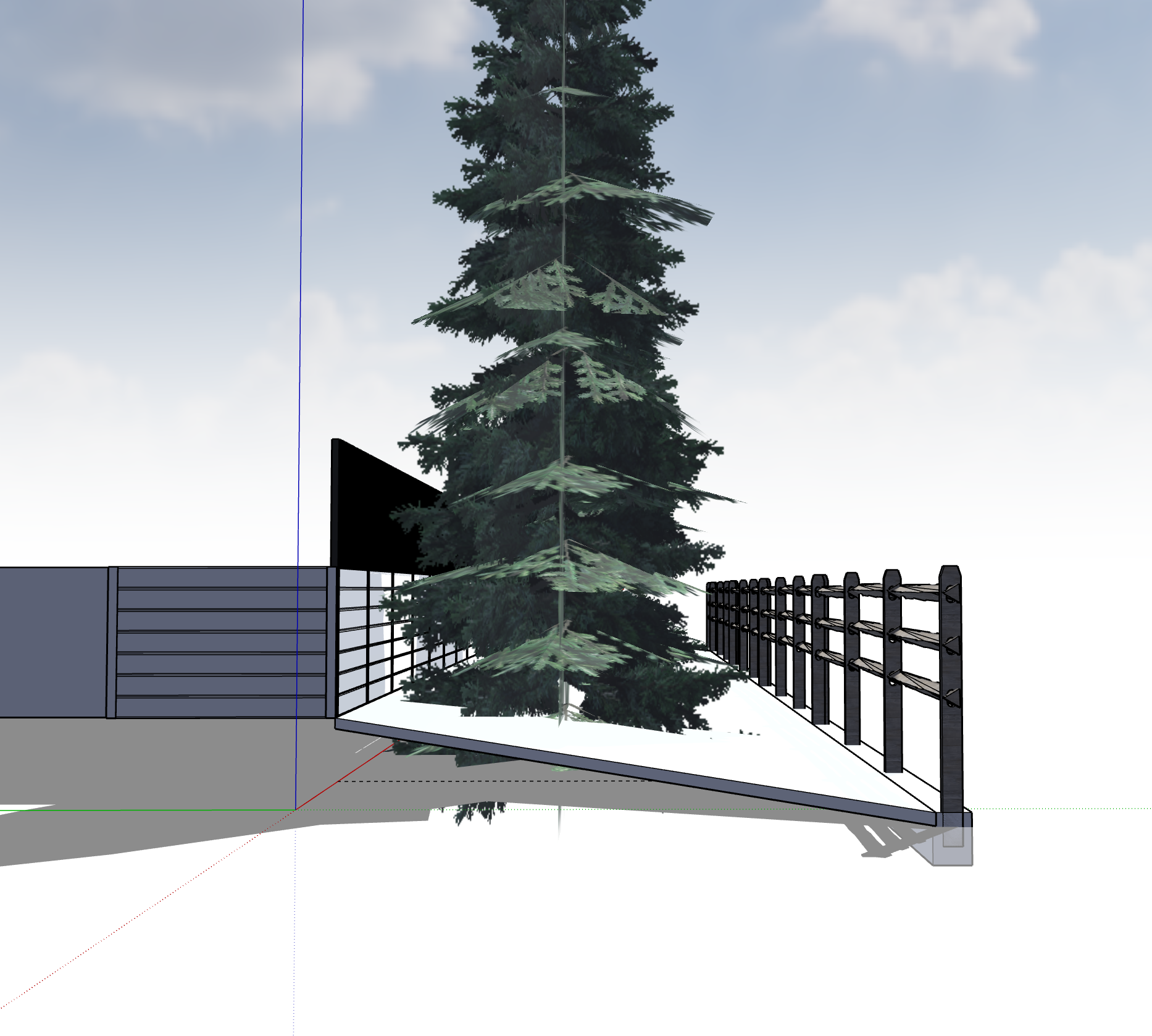 Custom 3D CAD design of an Ultra Level retaining wall